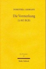 Die Vormerkung ( 883 BGB)