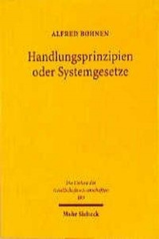 Handlungsprinzipien oder Systemgesetze