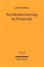 Normkonkretisierung im Privatrecht