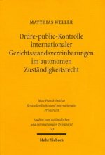 Ordre-public-Kontrolle internationaler Gerichtsstandsvereinbarungen im autonomen Zustandigkeitsrecht