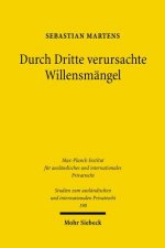 Durch Dritte verursachte Willensmangel