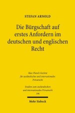 Die Burgschaft auf erstes Anfordern im deutschen und englischen Recht