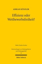 Effizienz oder Wettbewerbsfreiheit?
