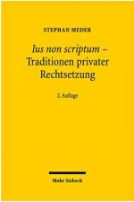 Ius non scriptum - Traditionen privater Rechtsetzung