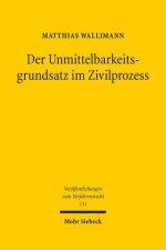 Der Unmittelbarkeitsgrundsatz im Zivilprozess
