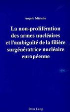 La non-proliferation des armes nucleaires et l'ambiguite de la filiere surgeneratrice nucleaire europeenne