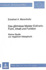 Das glichnisse Meister Eckharts: Form, Inhalt und Funktion