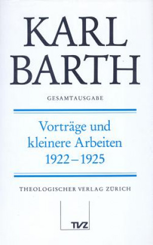 Vorträge und kleinere Arbeiten 1922 - 1925