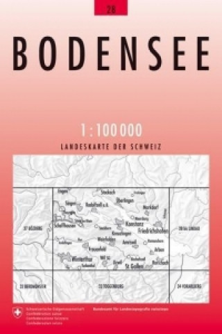 Swisstopo 1 : 100 000 Bodensee