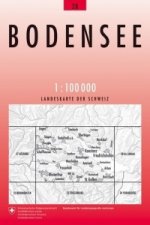 Swisstopo 1 : 100 000 Bodensee