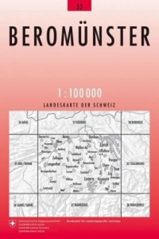 Swisstopo 1 : 100 000 Beromünster