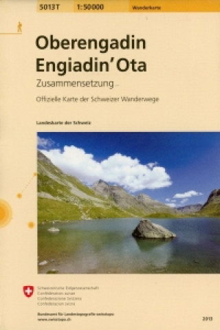 Swisstopo 1 : 50 000 Oberengadin - Engiadin' Ota