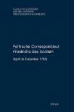 Politische Correspondenz Friedrichs des Großen 47