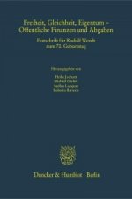 Freiheit, Gleichheit, Eigentum - Öffentliche Finanzen und Abgaben