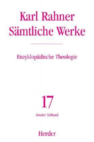 Sämtliche Werke 17/2. Enzyklopädische Theologie 2