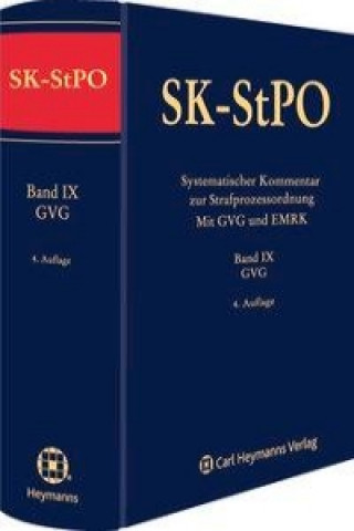 SK-StPO Systematischer Kommentar zur Strafprozessordnung Band 9