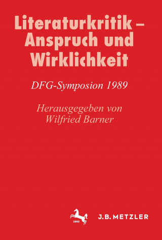 Literaturkritik - Anspruch und Wirklichkeit