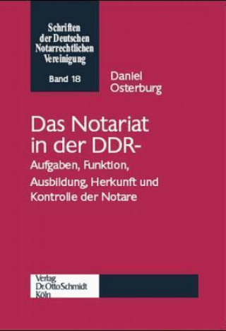 Das Notariat in der DDR