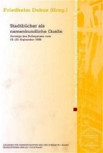 Stadtbücher als namenkundliche Quelle