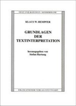 Grundlagen der Textinterpretation