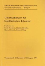 Untersuchungen zur buddhistischen Literatur