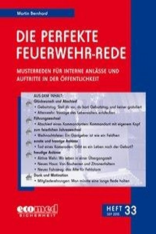 Die perfekte Feuerwehr-Rede Heft 33