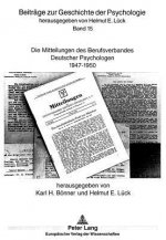 Die Mitteilungen des Berufsverbandes Deutscher Psychologen 1947 bis 1950