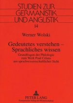 Gedeutetes verstehen - Sprachliches wissen