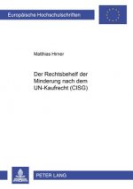 Rechtsbehelf Der Minderung Nach Dem Un-Kaufrecht (Cisg)