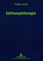 Editionsphilologie; Zweite, neubearbeitete und erweiterte Auflage- mit Beitragen von Diana Schilling und Gert Vonhoff