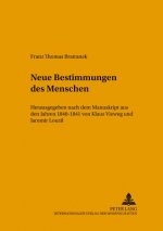 Neue Bestimmung Des Menschen