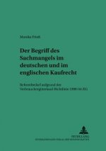 Begriff Des Sachmangels Im Deutschen Und Im Englischen Kaufrecht