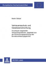 Vertrauensschutz Und Gesetzesrueckwirkung