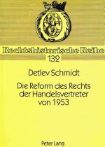 Die Reform des Rechts der Handelsvertreter von 1953