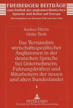 Das Verstaendnis wirtschaftsspezifischer Anglizismen in der deutschen Sprache bei Unternehmern, Fuehrungskraeften und Mitarbeitern der neuen und alten