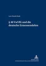 40 Vwvfg Und Die Deutsche Ermessenslehre