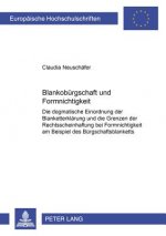 Blankobuergschaft Und Formnichtigkeit