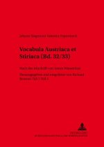 Vocabula Austriaca Et Stiriaca