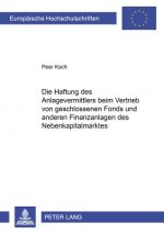 Haftung Des Anlagevermittlers Beim Vertrieb Von Geschlossenen Fonds Und Anderen Finanzanlagen Des Nebenkapitalmarktes