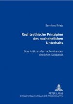 Rechtsethische Prinzipien Des Nachehelichen Unterhalts