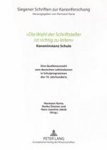 Â«Die Wahl der Schriftsteller ist richtig zu leitenÂ»