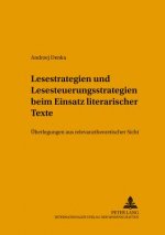 Lesestrategien Und Lesesteuerungsstrategien Beim Einsatz Literarischer Texte Im Fremdsprachenunterricht