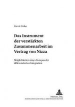 Instrument Der Verstaerkten Zusammenarbeit Im Vertrag Von Nizza