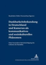 Dankbarkeitsbekundung in Deutschland und Kamerun als kommunikatives und soziokulturelles Phaenomen