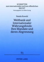 Weltbank Und Internationaler Waehrungsfonds: Ihre Mandate Und Deren Abgrenzung