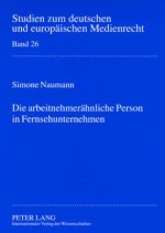 Arbeitnehmeraehnliche Person in Fernsehunternehmen