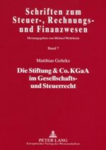 Stiftung & Co. Kgaa Im Gesellschafts- Und Steuerrecht