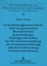 Gemeinnuetzigkeitsrechtliche Und Ertragsteuerliche Besonderheiten Gemeinnuetziger Kapitalgesellschaften Bei Der Gewinnermittlung, Der Gewinnausschuett