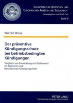 Praeventive Kuendigungsschutz Bei Betriebsbedingten Kuendigungen