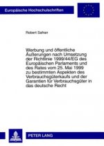 Werbung Und Oeffentliche Aeusserungen Nach Umsetzung Der Richtlinie 1999/44/Eg Des Europaeischen Parlaments Und Des Rates Vom 25. Mai 1999 Zu Bestimmt